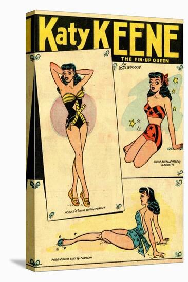 Archie Comics Retro: Katy Keene The Pin-Up Queen (Aged)-Bill Woggon-Stretched Canvas