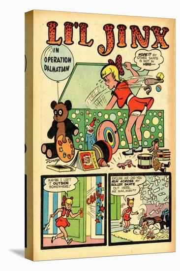 Archie Comics Retro: Li'l Jinx Comic Book Page Operation Dalmatian (Aged)-Joe Edwards-Stretched Canvas