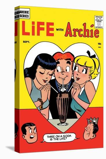 Archie Comics Retro: Life with Archie Comic Book Cover No.2 (Aged)-Harry Lucey-Stretched Canvas