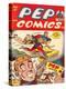 Archie Comics Retro: Pep Comic Book Cover No.47 (Aged)-null-Stretched Canvas