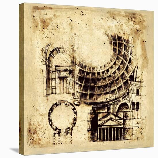 Architectorum II-Paul Panossian-Stretched Canvas