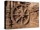 Architectural Detail of Stone Carved Chariot Wheel in the Temple, Sun Temple, Konark, Orissa, India-null-Premier Image Canvas