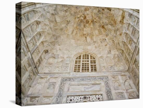 Architectural details, Taj Mahal, Agra, India-Adam Jones-Premier Image Canvas