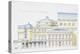 Architectural Drawing Showing Lateral Elevation of Theatre Building by H. Monnet-Stapleton Collection-Premier Image Canvas