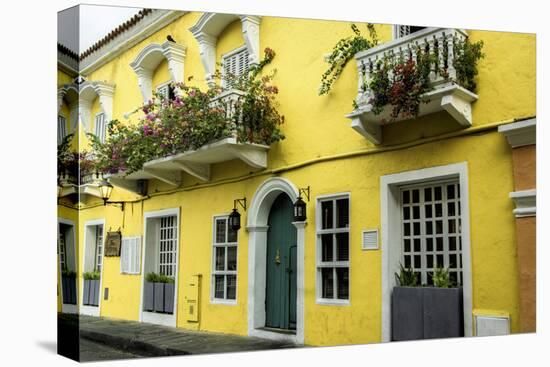 Architecture in the San Diego Part of Old City, Cartagena, Colombia-Jerry Ginsberg-Premier Image Canvas