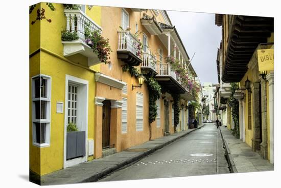 Architecture in the San Diego Section, Cartagena, Colombia-Jerry Ginsberg-Premier Image Canvas