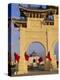 Archway and Chiang Kaishek (Chiang Kai Shek) Memorial Hall, Taipei, Taiwan, Asia-Alain Evrard-Premier Image Canvas