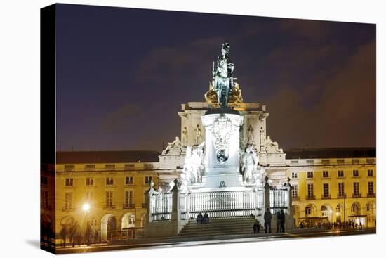 Arco Da Rua Augusta, Equestrian Statue King Joseph I, Commercial Centre-Axel Schmies-Premier Image Canvas