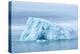 Arctic, Svalbard, Nordaustlandet Island. Colorful bits of ice have calved from the glacier.-Ellen Goff-Premier Image Canvas