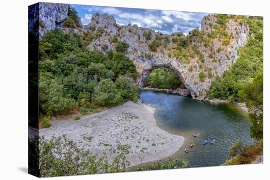 Ardeche. Belvedere des Gorges. Gorges de L'ardeche, France.-Tom Norring-Premier Image Canvas