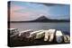 Arenal Volcano and Arenal Lake at sunset, near La Fortuna, Alajuela Province, Costa Rica-Matthew Williams-Ellis-Premier Image Canvas