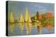 Argenteuil Yacht Race, 1872-Claude Monet-Premier Image Canvas