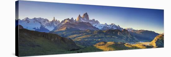 Argentina, Patagonia, El Chalten, Los Glaciares National Park, Cerro Torre and Cerro Fitzroy Peaks-Michele Falzone-Premier Image Canvas