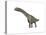 Argentinosaurus Dinosaur, White Background-null-Stretched Canvas