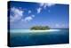 Ari Atoll, Maldives. Uninhabited, un-named, tropical island.-Stuart Westmorland-Premier Image Canvas