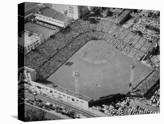 Ariels of Seals Stadium Druing Opeaning Day-Nat Farbman-Premier Image Canvas