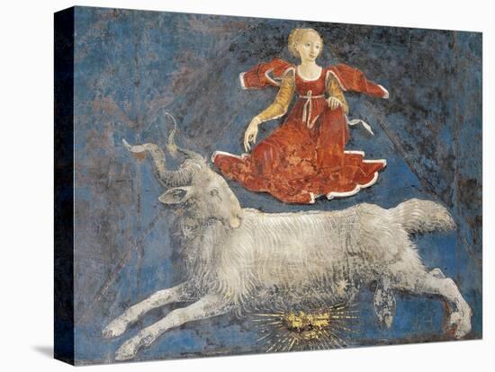 Aries and Dean, Detail from Sign of Aries, Scene from Month of March, Ca 1470-Francesco del Cossa-Premier Image Canvas