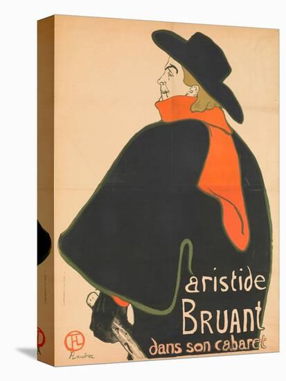 Aristide Bruant in His Cabaret, 1893-Henri de Toulouse-Lautrec-Premier Image Canvas