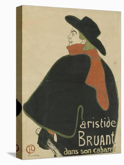 Aristide Bruant, in His Cabaret, 1893-Henri de Toulouse-Lautrec-Premier Image Canvas