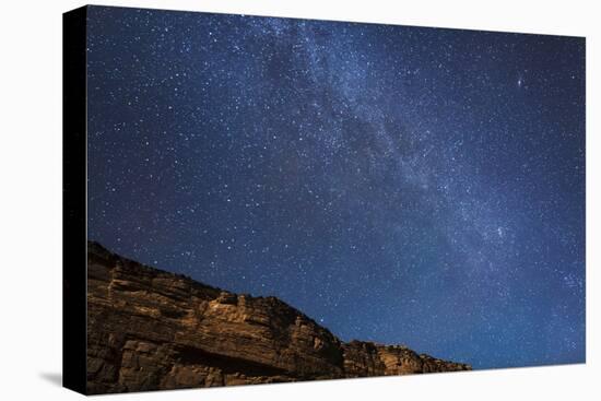 Arizona, Grand Canyon NP. The Milky Way Above Rim of Marble Canyon-Don Grall-Premier Image Canvas