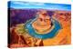 Arizona Horseshoe Bend Meander of Colorado River in Glen Canyon-holbox-Premier Image Canvas