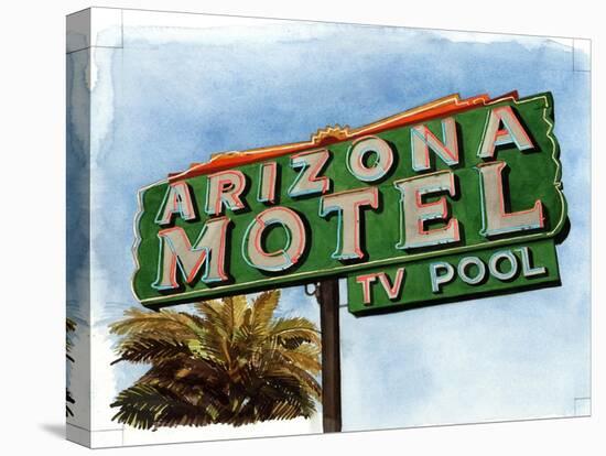 Arizona Motel on 6th Avenue, 2004-Lucy Masterman-Premier Image Canvas