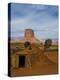 Arizona, Navajo Reservation, Monument Valley, Native American Hogan'S-Jerry Ginsberg-Premier Image Canvas