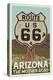 Arizona - Route 66-Lantern Press-Stretched Canvas