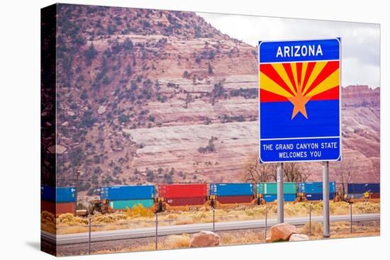 Arizona State Entrance Sign-duallogic-Premier Image Canvas