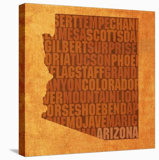 Arizona State Words-David Bowman-Premier Image Canvas