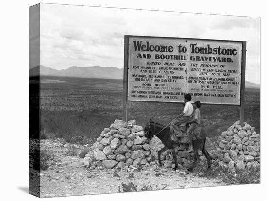 Arizona: Tombstone, 1937-Dorothea Lange-Premier Image Canvas