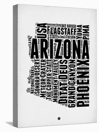 Arizona Word Cloud 2-NaxArt-Stretched Canvas