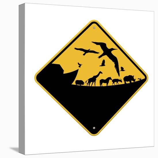 Ark Crossing Sign-J Hovenstine Studios-Premier Image Canvas