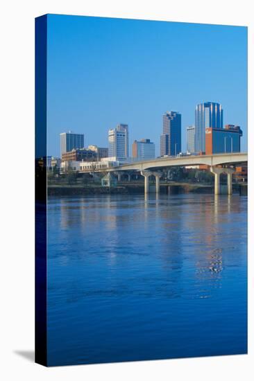 Arkansas River and skyline in Little Rock, Arkansas-null-Premier Image Canvas