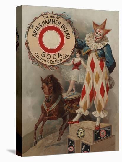 Arm and Hammer Advertisement with Circus Performers-null-Premier Image Canvas