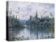 Arm of the Seine near Vetheuil, c. 1878 (oil on canvas)-Claude Monet-Premier Image Canvas