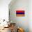 Armenia Flag Design with Wood Patterning - Flags of the World Series-Philippe Hugonnard-Stretched Canvas displayed on a wall