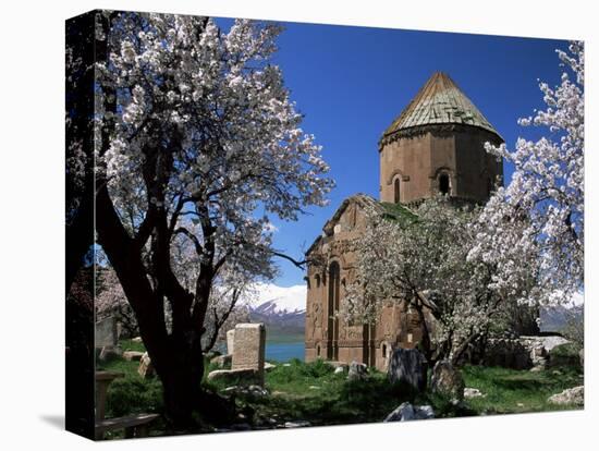 Armenian Church of Holy Cross, Akdamar Island, Lake Van, Anatolia, Turkey, Eurasia-Adam Woolfitt-Premier Image Canvas