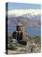 Armenian Church of Holy Cross, Akdamar Island, Lake Van, Anatolia, Turkey-Adam Woolfitt-Premier Image Canvas