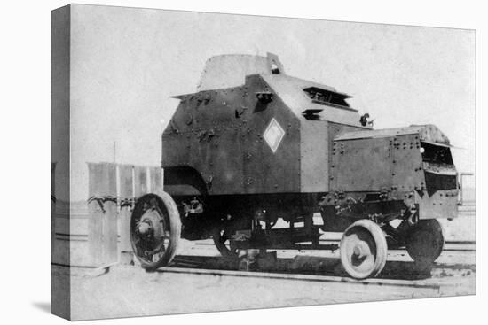 Armored Car on Rails, Baghdad, Iraq, 1917-1919-null-Premier Image Canvas