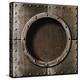 Armored Metal Porthole Background-Andrey_Kuzmin-Stretched Canvas