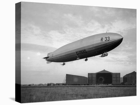 Armstrong Whitworth R33 Airship Outside the Hangars at Pulham in Norfolk, April 1925-null-Premier Image Canvas