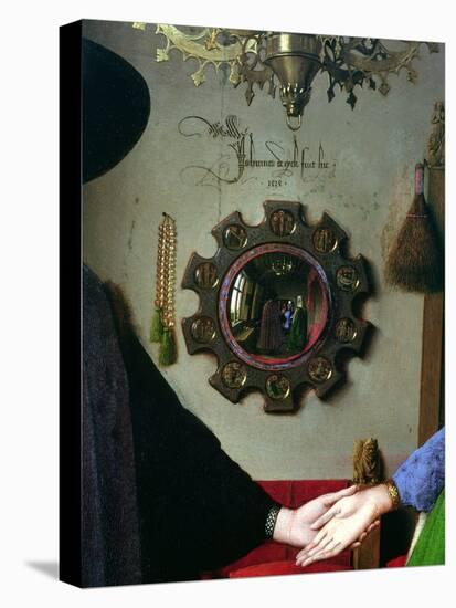 Arnolfini Marriage, Detail of Mirror, 1434-Jan van Eyck-Premier Image Canvas