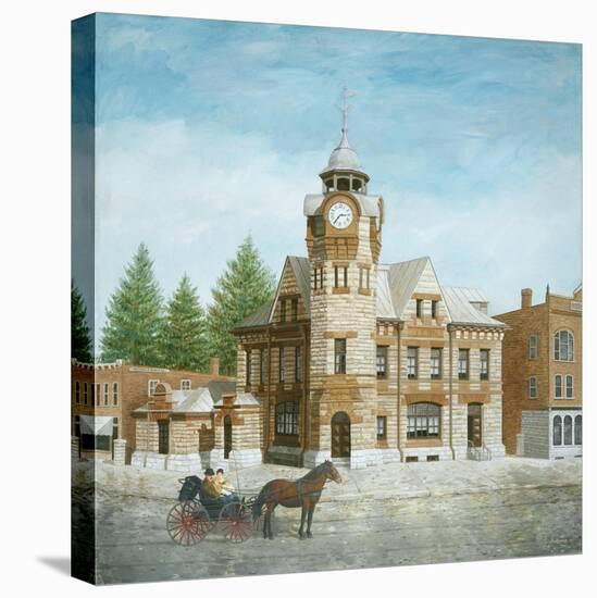 Arnprior Post Office with Horse and Buggy-Kevin Dodds-Premier Image Canvas