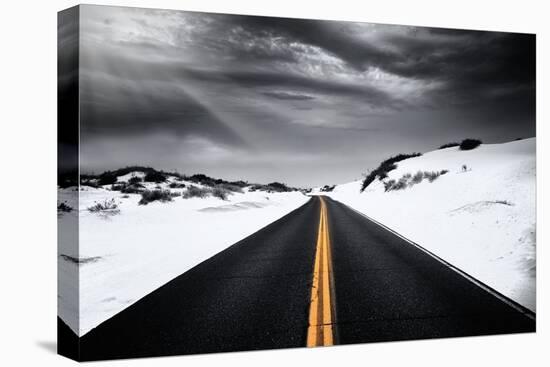 Around the yellow line-Philippe Sainte-Laudy-Premier Image Canvas