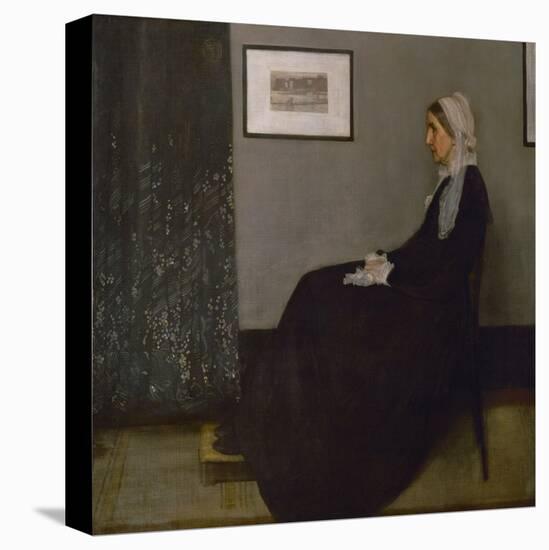 Arrangement in grey and black No. 1, or the painters mother Anna Mathilda McNeill (1804-1881).-James Abbott McNeill Whistler-Premier Image Canvas