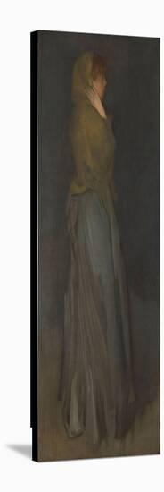 ‘Arrangement in Yellow and Gray’: Effie Deans, c.1876-78-James Abbott McNeill Whistler-Premier Image Canvas