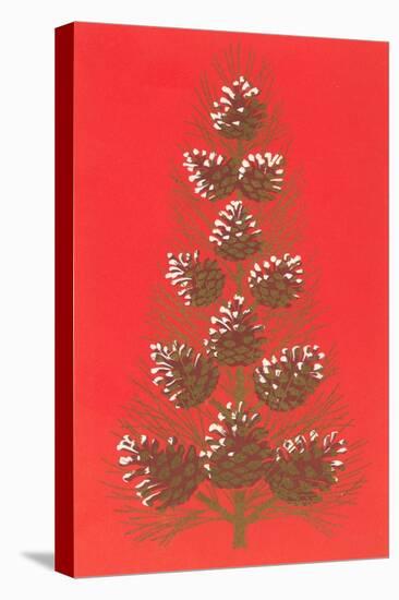 Array of Pine Cones-null-Stretched Canvas