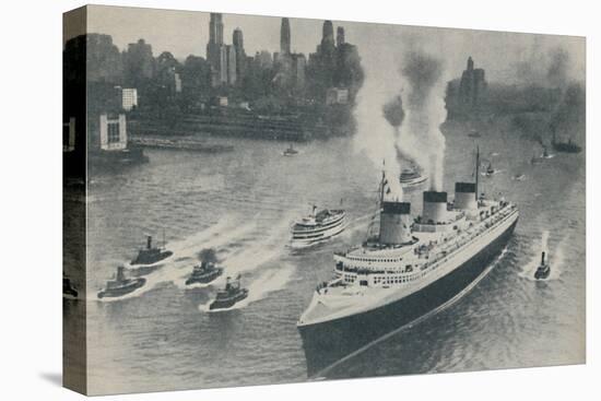 'Arrival at New York of the Normandie', 1936-Unknown-Premier Image Canvas