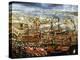 Arrival of Morosini's Fleet in Basin of St Marks, Venice, 1685-null-Premier Image Canvas